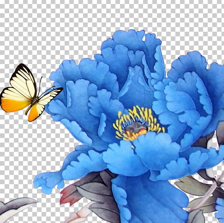 Moutan Peony Blue U4e2du56fdu56fdu82b1 PNG, Clipart, Blue, Butterfly, Cut Flowers, Download, Encapsulated Postscript Free PNG Download