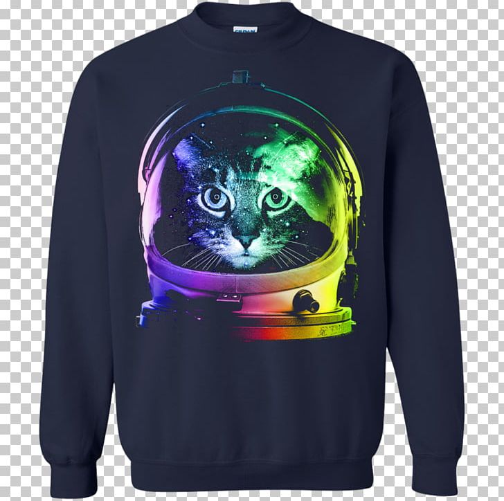 T-shirt Cat Hoodie Clothing PNG, Clipart, Active Shirt, All Over Print, Astronaut, Black, Brand Free PNG Download
