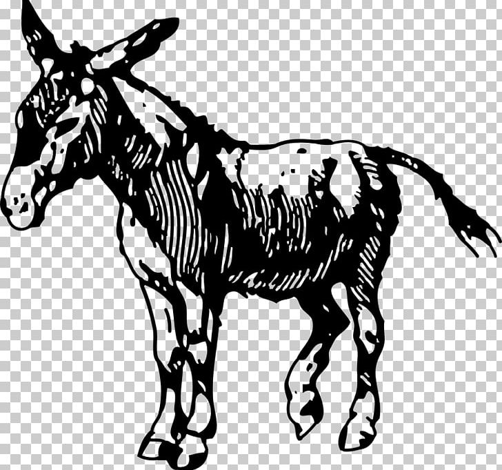 Donkey Drawing PNG, Clipart, Animal Figure, Animals, Art, Black And White, Bri Free PNG Download