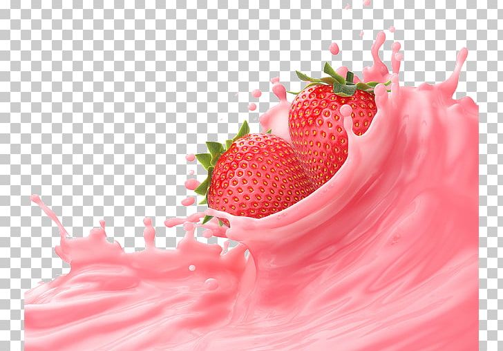 Strawberry Juice Frutti Di Bosco PNG, Clipart, Cream, Dairy Product, Dessert, Drink, Flavor Free PNG Download