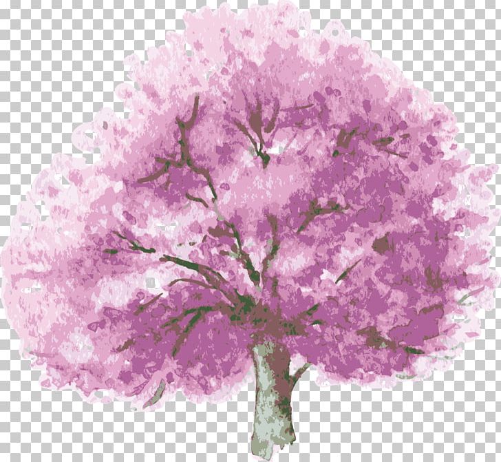 Tree Watercolor Painting Shrub Illustration PNG, Clipart, Autumn Tree, Blossom, Branch, Cherry Blossom, Christmas Tree Free PNG Download