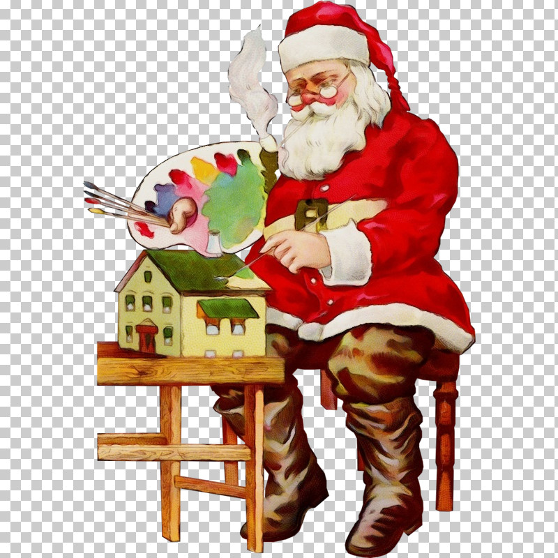 Santa Claus PNG, Clipart, Christmas, Christmas Eve, Paint, Santa Claus, Watercolor Free PNG Download
