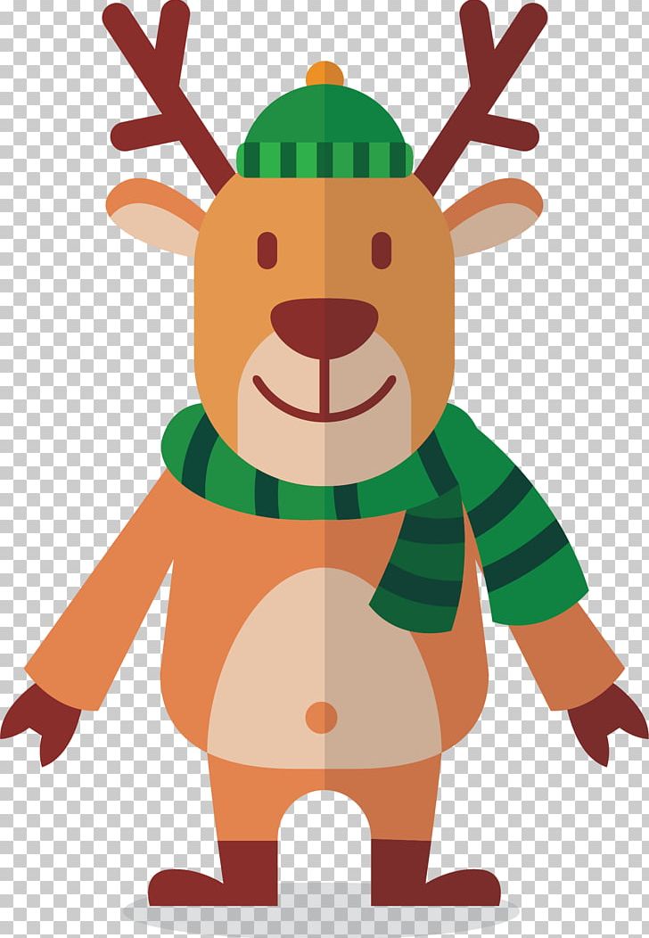 Reindeer Santa Claus Christmas PNG, Clipart, Animals, Cartoon, Deer, Fictional Character, Geometric Shape Free PNG Download