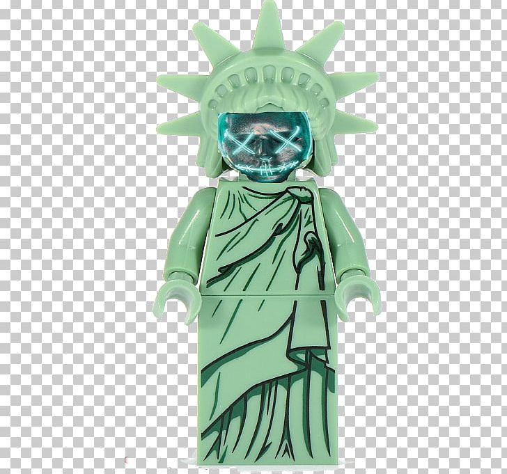 Statue Of Liberty Lego Minifigures Toy PNG, Clipart, Bricklink, Fictional Character, Figurine, Green, Lego Free PNG Download