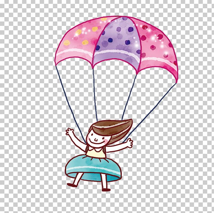 Parachute Parachuting Illustration PNG, Clipart, Animation, Art, Balloon, Cartoon, Character Free PNG Download