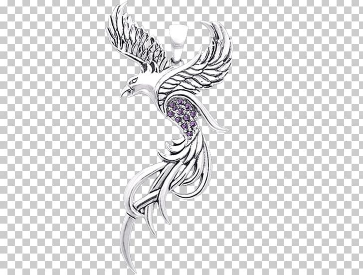 Phoenix Charms & Pendants Necklace Gold Tattoo PNG, Clipart, Beak, Bird, Bird Of Prey, Blue, Body Jewelry Free PNG Download