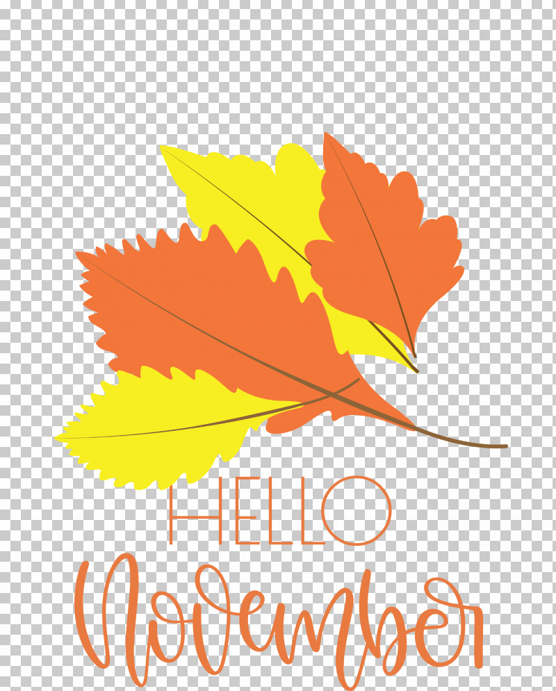 Hello November November PNG, Clipart, Drawing, Flower, Hello November, Leaf, Logo Free PNG Download