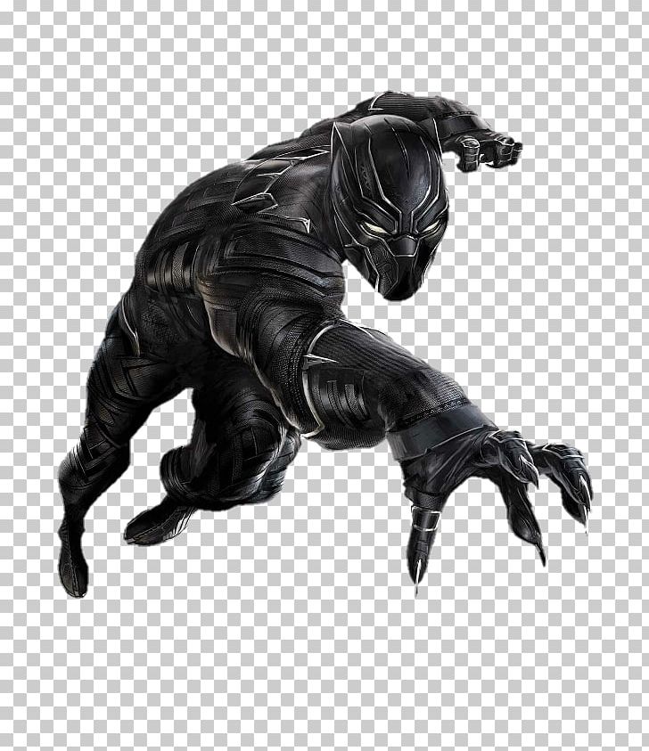 Black Panther Marvel Cinematic Universe Wakanda Marvel Comics Film PNG, Clipart, Black And White, Black Panther, Captain America Civil War, Chadwick Boseman, Fantastic Four Free PNG Download