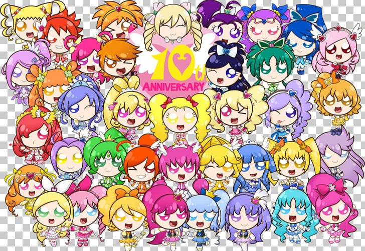 Pretty Cure All Stars Anniversary Wedding PNG, Clipart, Anniversary, Art, Birthday, Cartoon, Deviantart Free PNG Download