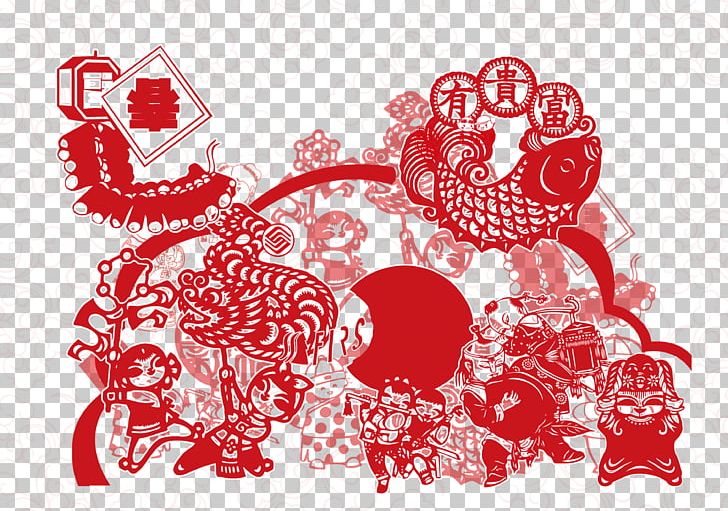 Chinese New Year Poster Graphic Design Lunar New Year PNG, Clipart, Chinese, Chinese Lantern, Chinese Paper Cutting, Chinese Style, Circle Free PNG Download