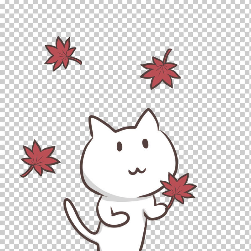 Cat Flower Cartoon Character Leaf PNG, Clipart, Autumn Cartoon, Cartoon, Cat, Character, Character Created By Free PNG Download