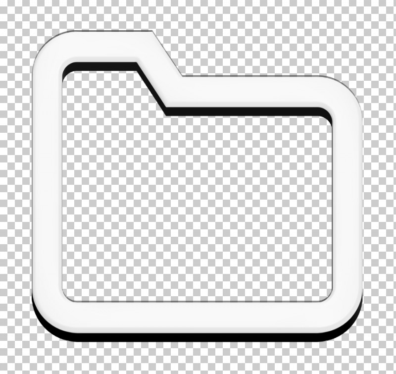 Folder Icon PNG, Clipart, Black, Folder Icon, Line, Logo, Rectangle Free PNG Download