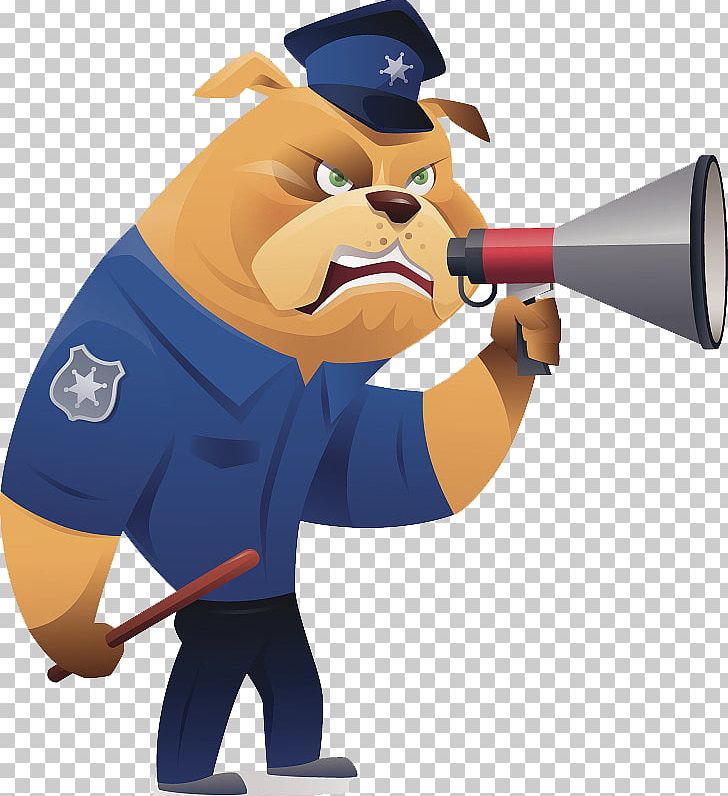 Bulldog Police Officer Illustration PNG, Clipart, Badge, Cartoon, Comic, Comic Design, Dog Free PNG Download