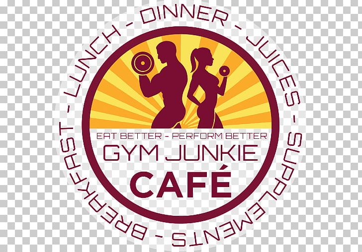 Cafe Gym Junkie Fitness Centre Personal Trainer Physical Fitness PNG, Clipart, Area, Brand, Cafe, Circle, Fitness Centre Free PNG Download