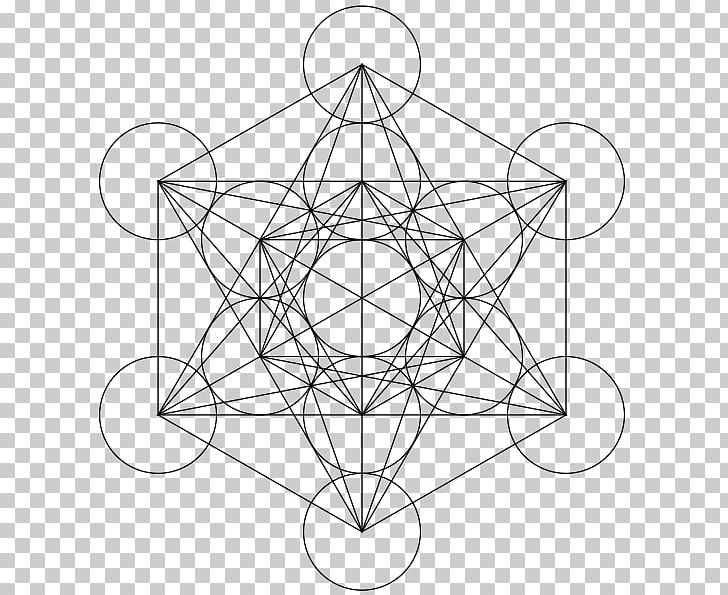 Metatron's Cube Overlapping Circles Grid Sacred Geometry PNG, Clipart,  Free PNG Download