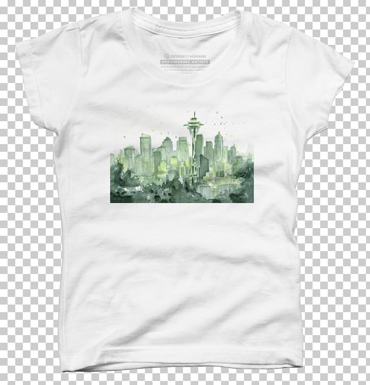 T-shirt Seattle Watercolor Painting Art PNG, Clipart, Art, Baby Toddler Onepieces, Clothing, Crew Neck, Drawing Free PNG Download