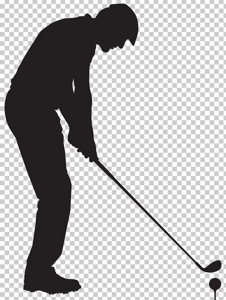 Silhouette Golf PNG, Clipart, Angle, Arm, Baseball Equipment, Black, Black And White Free PNG Download