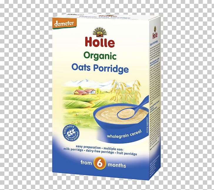 Baby Food Porridge Organic Food Breakfast Cereal Holle PNG, Clipart, Baby Food, Baby Formula, Breakfast Cereal, Cereal, Child Free PNG Download
