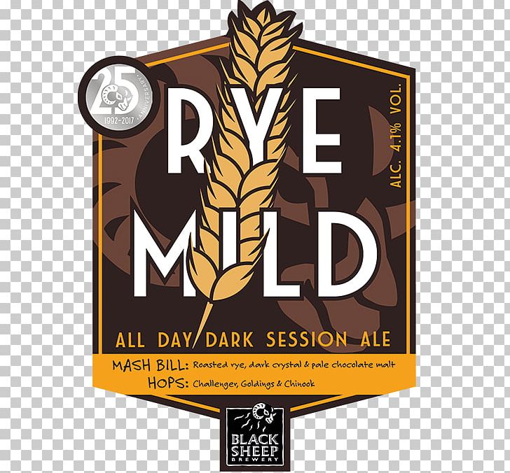 Mild Ale Black Sheep Brewery Beer Rye PNG, Clipart, Alcohol By Volume, Ale, Beer, Beer Brewing Grains Malts, Black Hops Brewery Free PNG Download