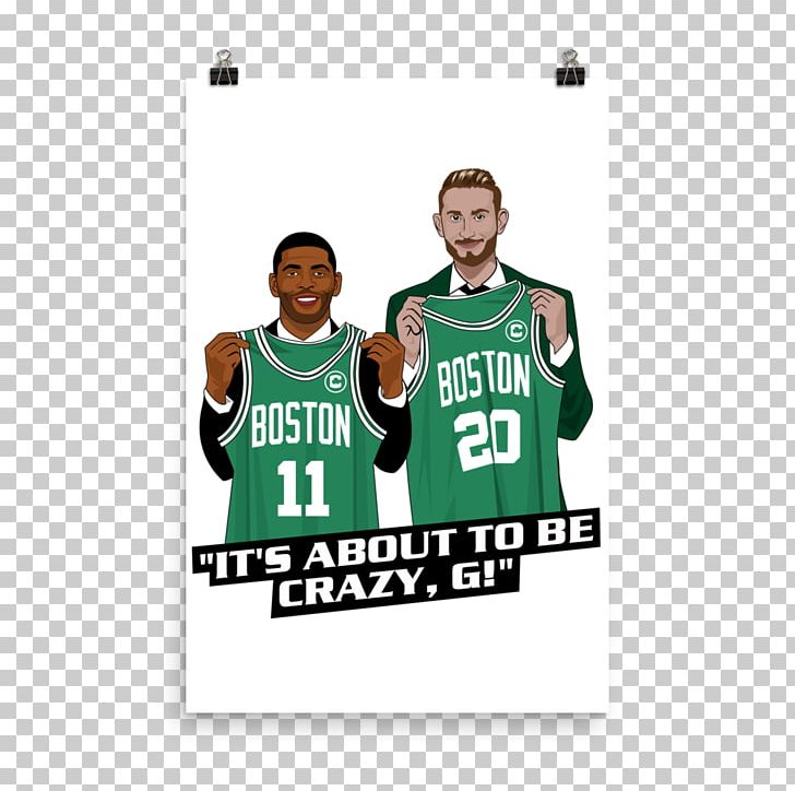 Jersey Long-sleeved T-shirt Boston Celtics Hoodie PNG, Clipart, Area, Boston Celtics, Brand, Clothing, Green Free PNG Download