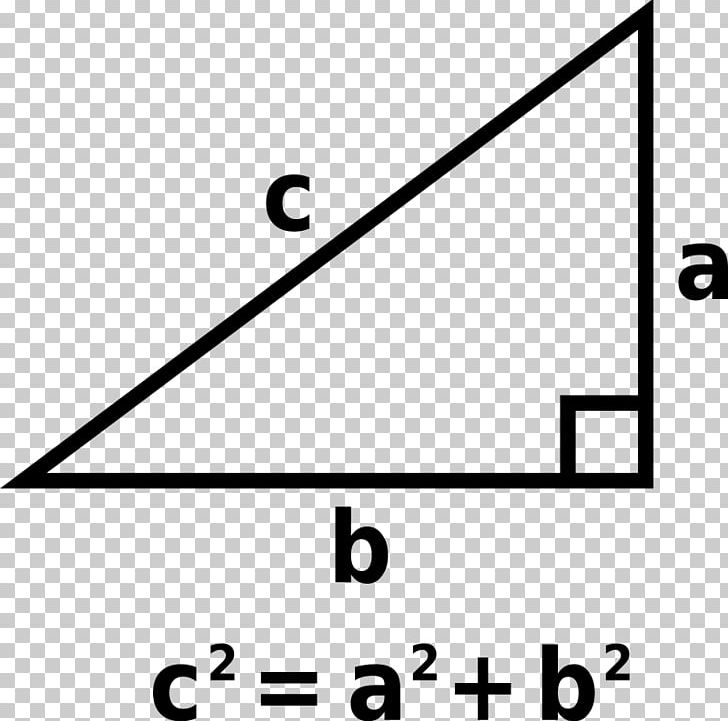 Angle Number Line Pythagorean Theorem Pythagorean Triple PNG, Clipart, Angle, Area, Black, Black And White, Brand Free PNG Download