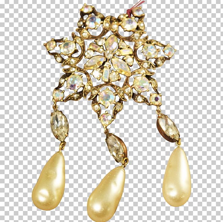 Pearl Earring Body Jewellery Brooch PNG, Clipart, Bling, Body Jewellery, Body Jewelry, Brooch, Earring Free PNG Download