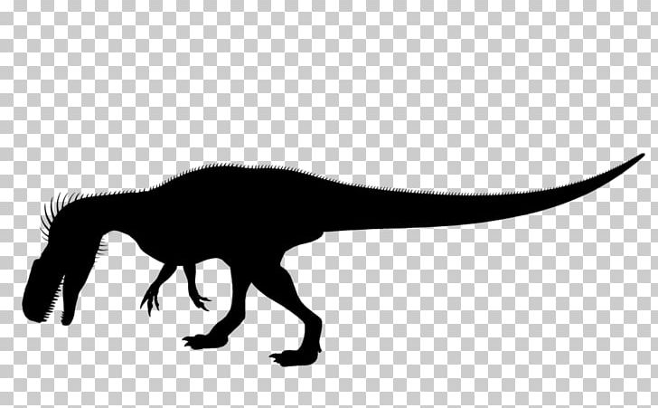 Tyrannosaurus Silhouette Black White PNG, Clipart, Animals, Black, Black And White, Dicraeosaurus, Dinosaur Free PNG Download