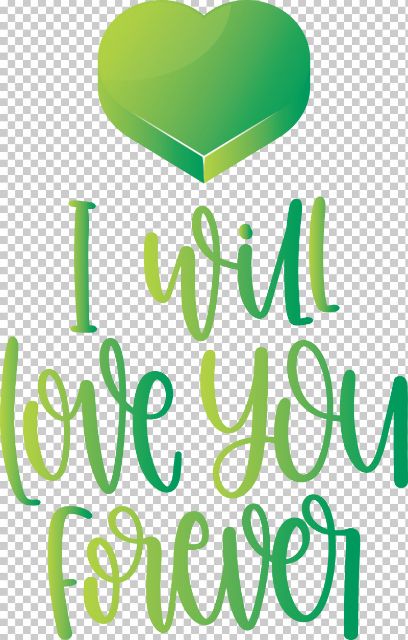 Love You Forever Valentines Day Valentines Day Quote PNG, Clipart, Green, Leaf, Line, Logo, Love You Forever Free PNG Download