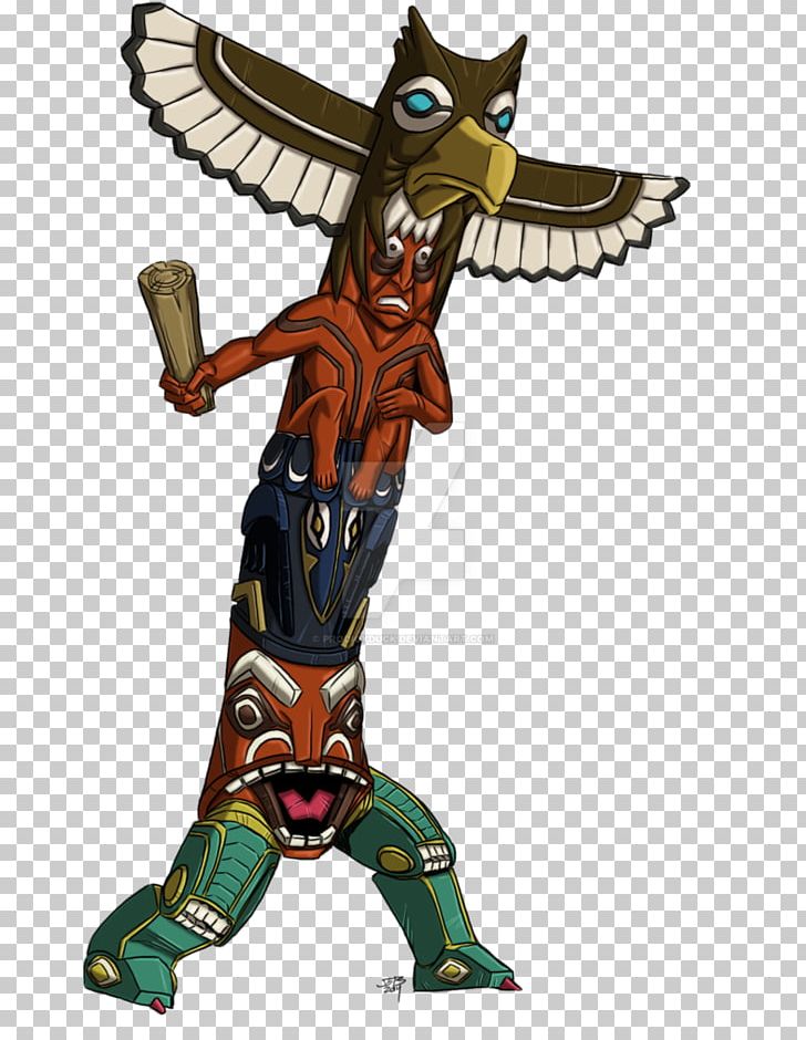 Totem Pole Art Totemism PNG, Clipart, Action Figure, Art, Cold Weapon, Contemporary Art, Deviantart Free PNG Download