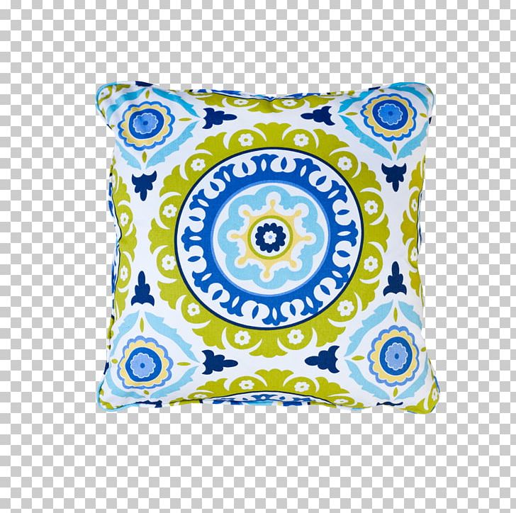 Cushion Throw Pillows Textile Cotton PNG, Clipart, Aqua, Blue, Circle, Cobalt, Cobalt Blue Free PNG Download