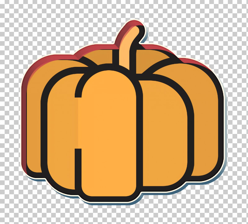 Pumpkin Icon Fruit And Vegetable Icon PNG, Clipart, Bell Pepper, Fruit And Vegetable Icon, Line, Orange, Plant Free PNG Download