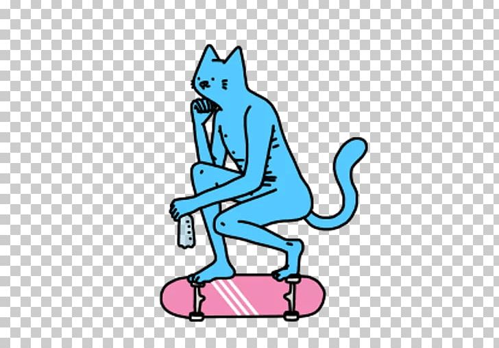 Sticker Skateboard Cat PNG, Clipart, Area, Art, Artwork, Drawing, Fictional Character Free PNG Download