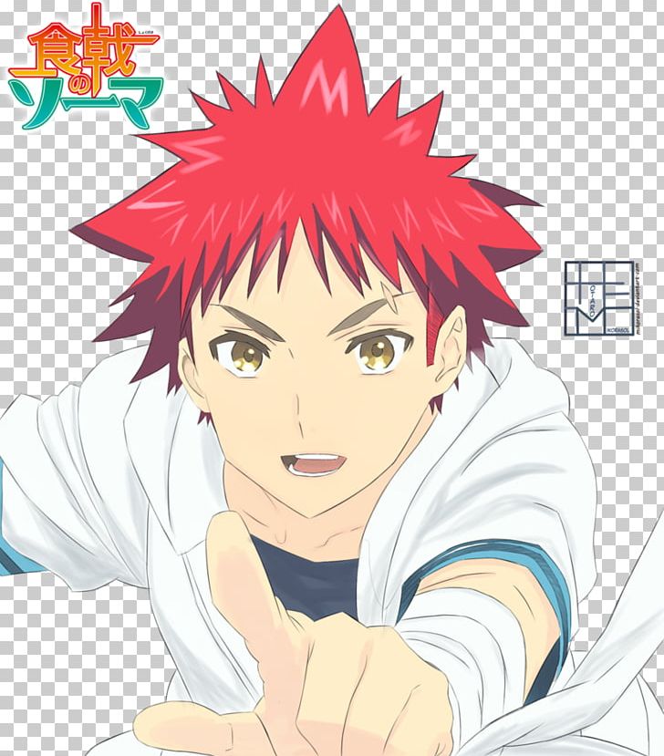 Sōma Yukihira Food Wars!: Shokugeki No Soma Rendering PNG, Clipart, Art, Artwork, Black Hair, Boy, Brown Hair Free PNG Download