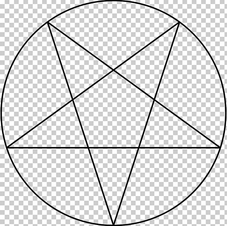 Pentagram Pentacle Satanism Church Of Satan Baphomet PNG, Clipart, Angle, Area, Black And White, Circle, Diagram Free PNG Download