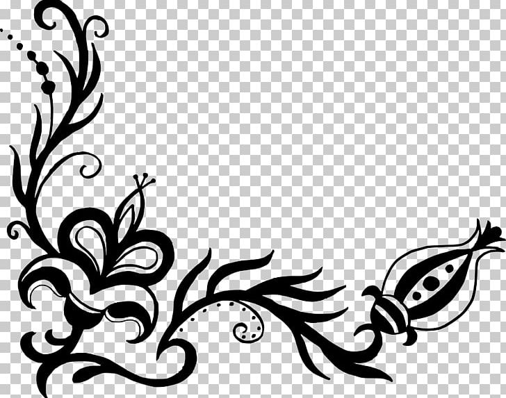 Butterfly Flower Art Graphic Design PNG, Clipart, Artwork, Black, Black And White, Branch, Butterfly Free PNG Download