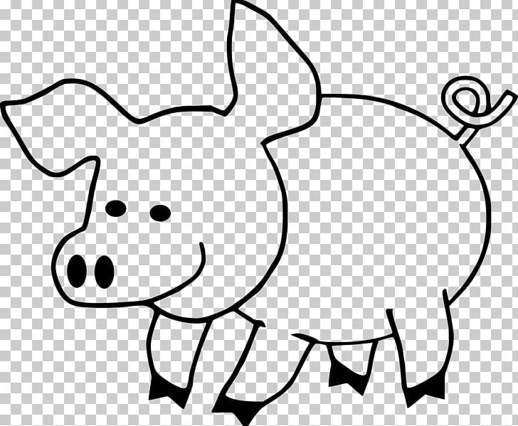 Pig Coloring Book Cuteness Adult PNG, Clipart, Adult, Animal Figure, Animals, Area, Black And White Free PNG Download