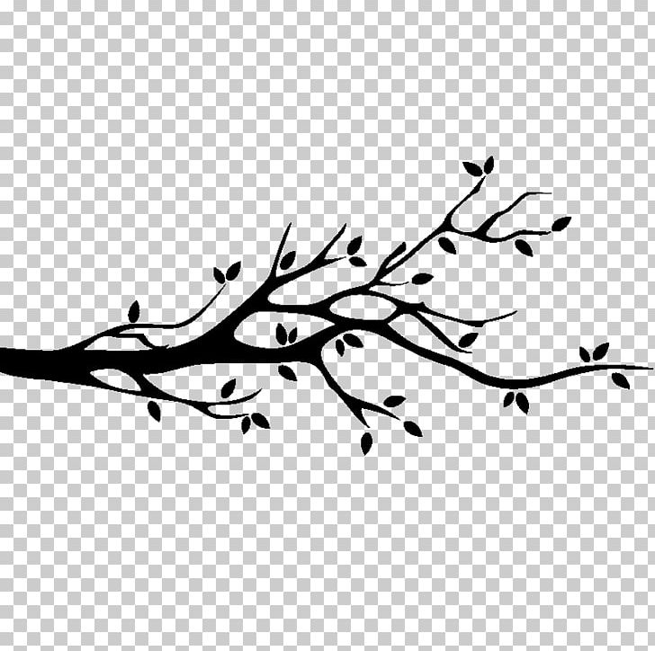 Twig Branch Tree Sticker PNG, Clipart, Area, Art, Bird, Black, Black And White Free PNG Download