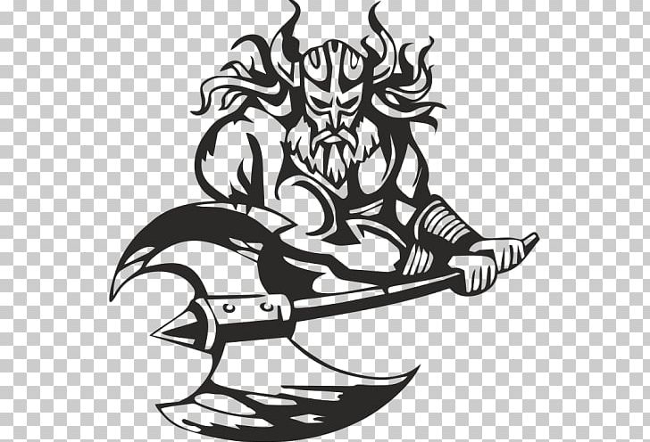 Viking Norsemen PNG, Clipart, Art, Artwork, Black, Black And White, Deity Free PNG Download