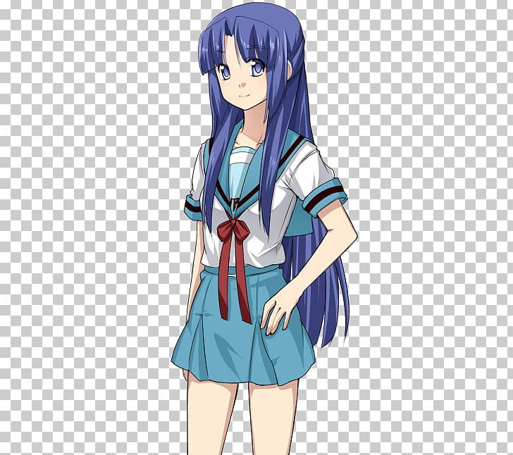 Anime Mangaka Chibi Female Filler PNG, Clipart, Art, Art Book, Asakura, Black Hair, Blue Hair Free PNG Download