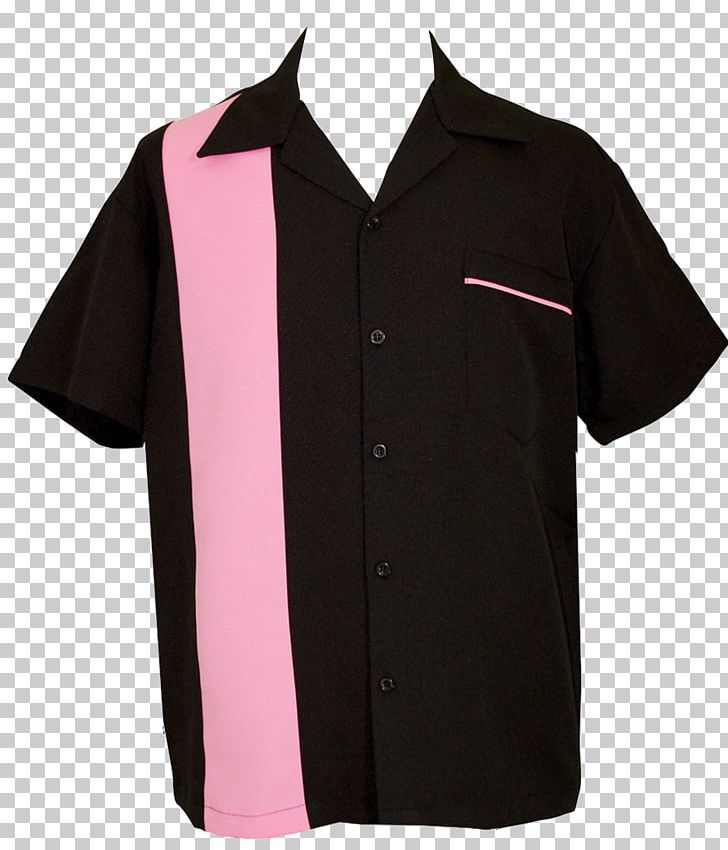 T-shirt Dress Shirt Bowling Shirt Sleeve PNG, Clipart, Black, Blouse, Bowling Shirt, Button, Clothing Free PNG Download