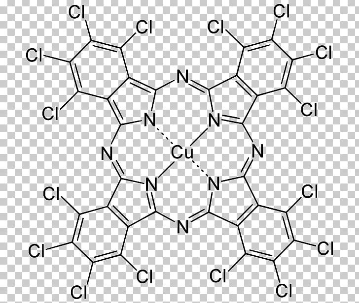 Phthalocyanine Organic Chemistry Titanium Dioxide Methylammonium Lead Halide PNG, Clipart, Angle, Chemical Structure, Chemistry, Chloride, Circle Free PNG Download
