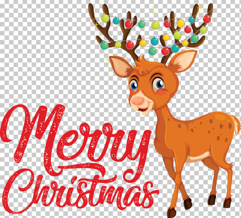 Merry Christmas PNG, Clipart, Biology, Cartoon, Merry Christmas, Reindeer, Science Free PNG Download