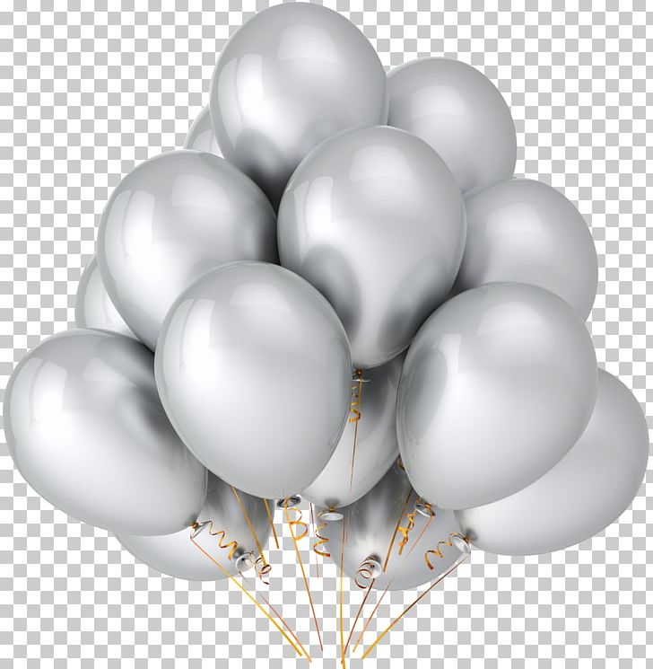 Balloon Party Metallic Color Birthday Silver PNG, Clipart, Baby Shower, Balloon, Balloons, Birthday, Centrepiece Free PNG Download