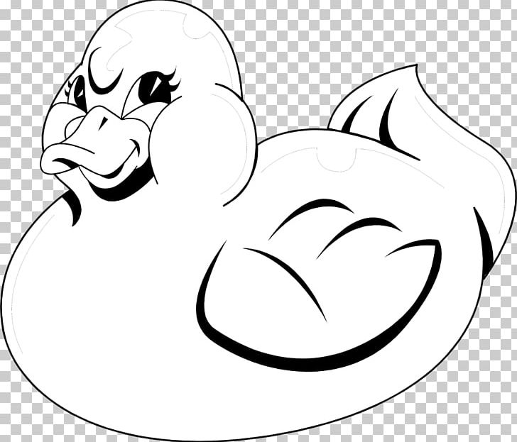 free duck clipart black and white