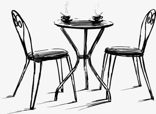 Cafe Dinette Hand Drawing PNG, Clipart, Cafe, Cafe Clipart, Chair, Coffee, Dinette Clipart Free PNG Download