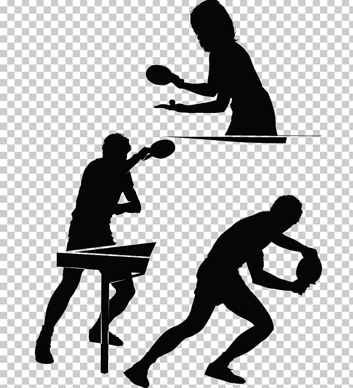 Play Table Tennis Silhouette Table Tennis Racket PNG, Clipart, Ball, Black And White, Competition, Dining Table, Healthy Free PNG Download