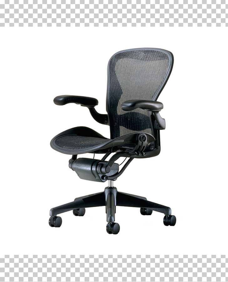 Aeron Chair Herman Miller Office Desk Chairs Caster Png Clipart