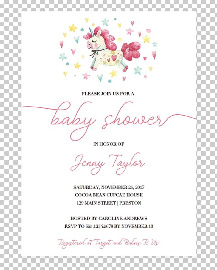 Wedding Invitation Baby Shower Flower Unicorn PNG, Clipart, Baby Shower, Convite, Display Resolution, Floral Design, Floristry Free PNG Download