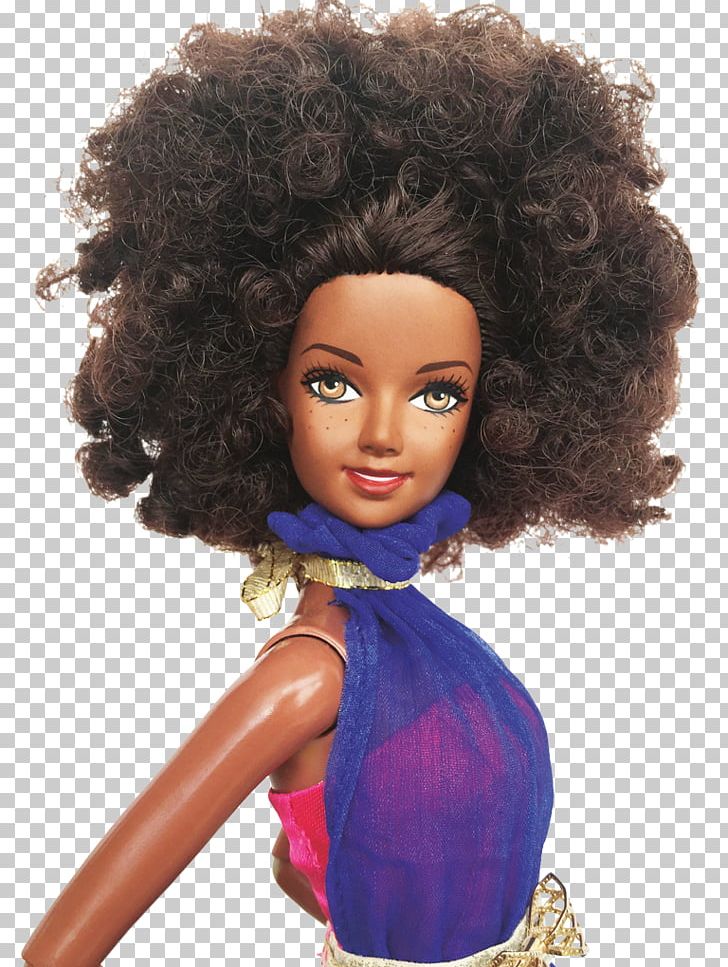 black barbie with afro