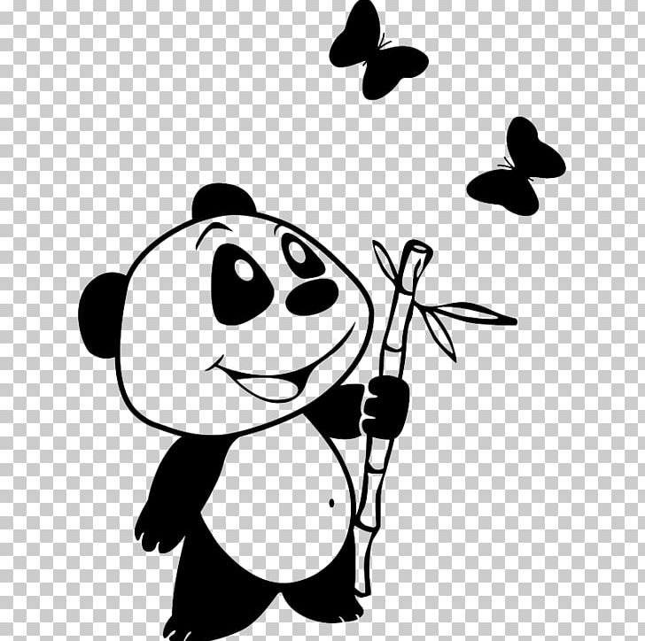 Giant Panda Sticker Wall Decal Adhesive Bear PNG, Clipart, Black, Carnivoran, Cartoon, Child, Computer Wallpaper Free PNG Download